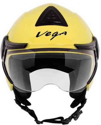 VEGA Verve Motorbike Helmet  (Yellow)