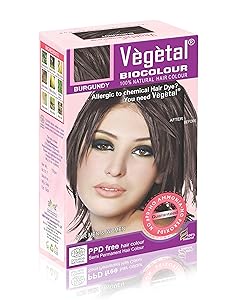 Vegetal Bio Colour, Burgundy, 150g at Rs.273 - Amazon