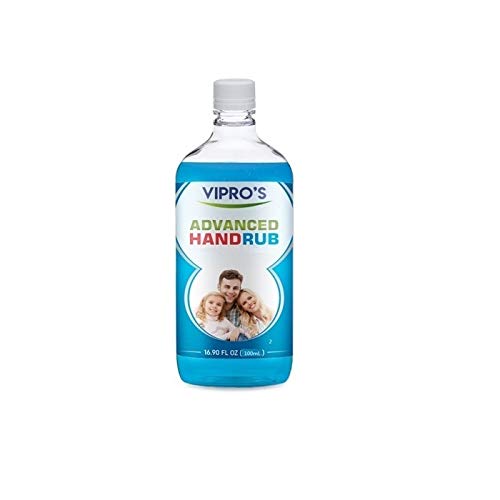 Vipro's Hand Rub/Hand Sanitizer Gel/Liquid Alcohol Based 100ml