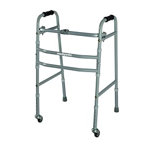 Vissco Double Bar Medipedic Walker with Rotating Castor