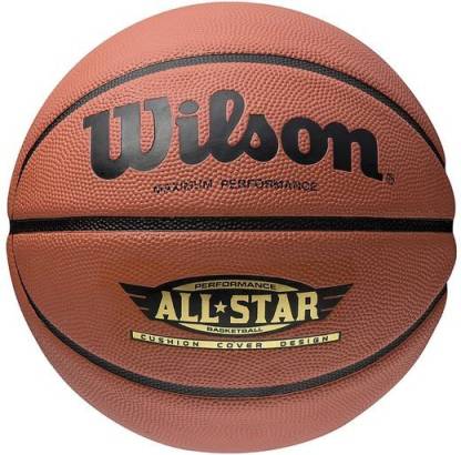 Wilson Performance All Star Basketball - Size: 7  (Pack of 1, Brown)
