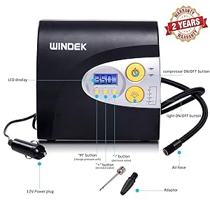 Windek RCP_AL1E_1902 Digital Tyre Inflator at Rs.1274 - Amazon