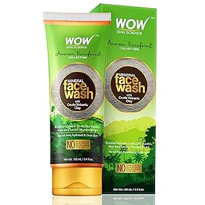 WOW Amazon Rainforest Collection - Mineral Face Wash with Crude Volcanic Clay