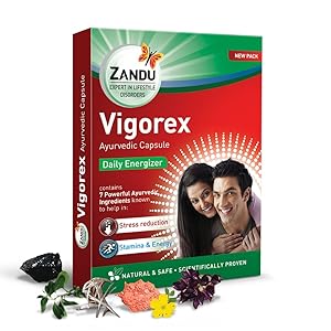 Zandu Vigorex - 10 Capsules at Rs.122 - Amazon