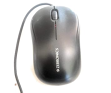 Zebronics. USB Wired Optical Mouse (Black) Rs.105 - Amazon