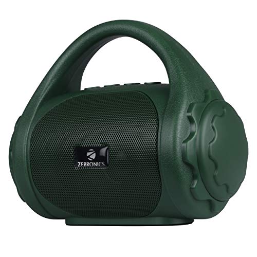 Zebronics Zeb-County Bluetooth Speaker with Built-in FM Radio, Aux Input and Call Function