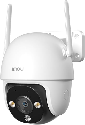 Imou 3MP CCTV Camera for Home Outdoor, 360° Security WiFi Camera, Full Color Night Vision 30M, Human Detection, 2-Way Talk, Siren Alarm, Compatible with Alexa, Supports 512GB SD Card, IP66, DK7