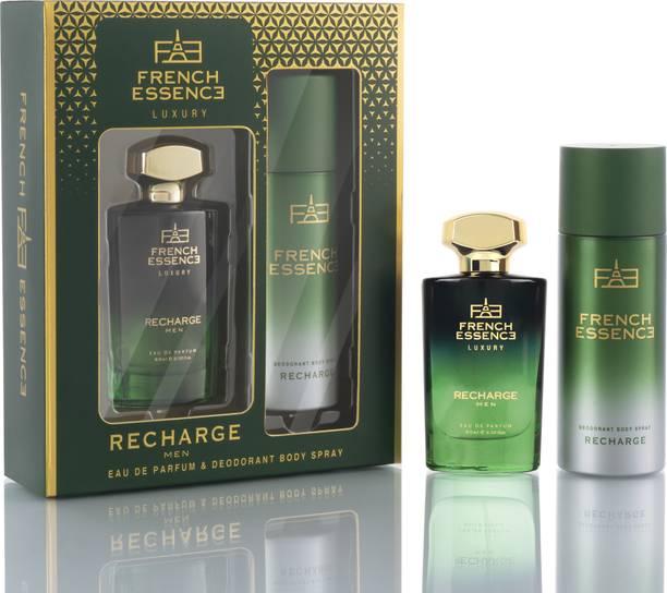 FRENCH ESSENCE Luxury Gift Pack - Recharge (150Ml Deodorant &amp; 60Ml Perfume)  (2 Items in the set)
