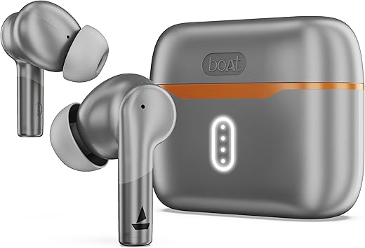 boAt Airdopes 141 Gen 2 (2025), 4 Mics ENx Tech, 48 Hrs Playback, Free Music Streaming, Fast Charge, Low Latency, IPX4, v5.4 Bluetooth Earbuds, TWS Ear Buds Wireless Earphones with mic (Grey)