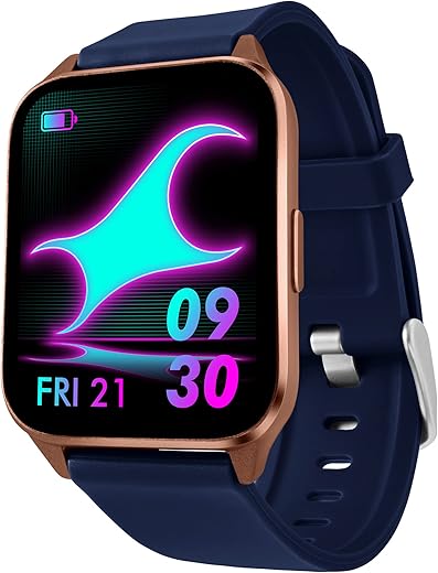 Fastrack Reflex Beat+ 1.69” UltraVU Display|500 Nits Brightness|60 Sports Modes|24 * 7 Heart Rate Monitor|SpO2 Monitor|Sleep Tracker|IP68 Water Resistant|Music &amp; Camera Control