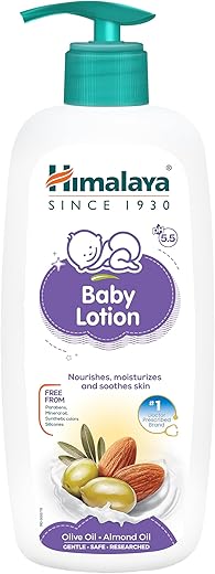 Himalaya Baby Body Lotion, For All Skin Types (600 ml)