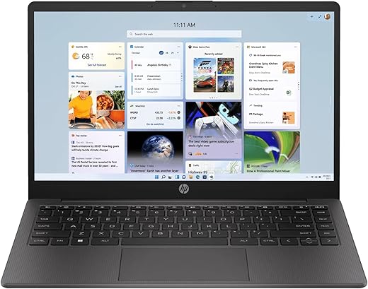 HP 14 (2025), 245 G10 AMD Ryzen 5 7520U Quad Core - (8 GB/512 GB SSD/AMD Radeon Graphics/Windows 11) Thin and Light Business Laptop/14.0" HD Display/Ash Grey/1.36 kg/MS Office 2021