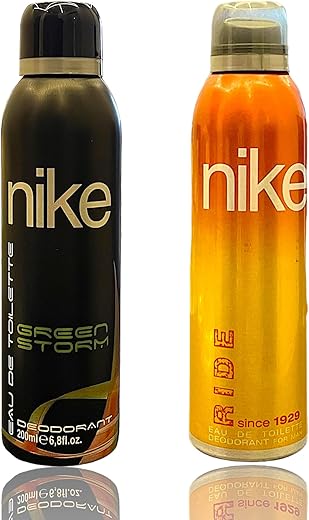 Nike Ride and Green Storm Eau De Toilette Deodorant for Men - Combo pack of 2 deodorant for men, Deos for Boys and Men, Sporty and Regular use deos (200ml*2)