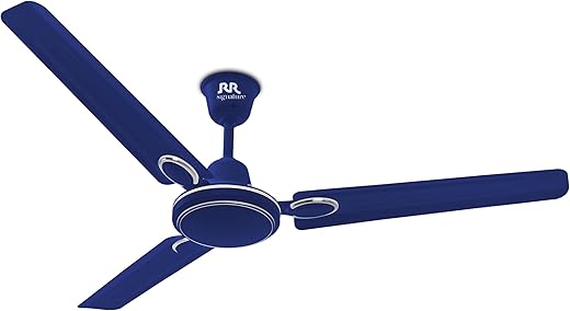 RR Signature MORPHEUS DECO 1S 1200 MM Ceiling Fan For Home|High Speed &amp; High Air Flow | High Energy Efficient | 2 Year Warranty [Oxford Blue]