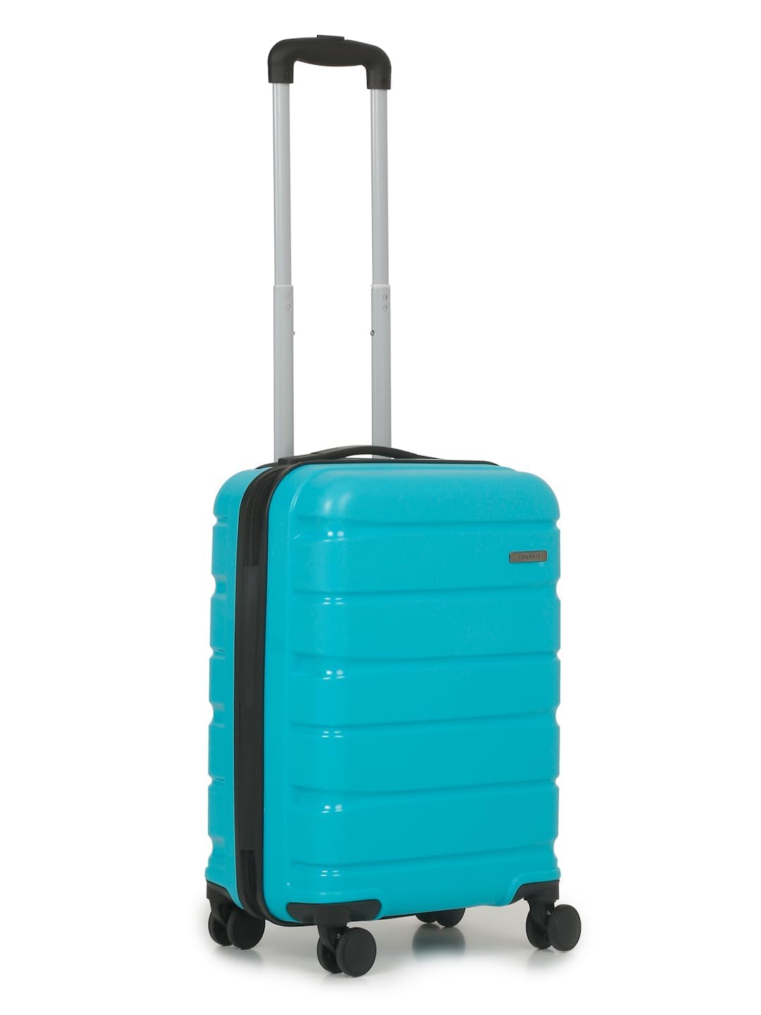 Teakwood Unisex Trolley Bag, Hard Cabin Trolley Small, 55 CM Trolley Bag for Travel, Lock System 360 Degree 8 Rotating Wheel (S, Lime Green)
