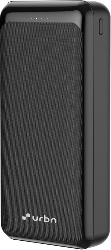 URBN 20000 mAh 22.5 W Power Bank  (Black, Lithium Polymer, for Earbuds, Mobile, Tablet)