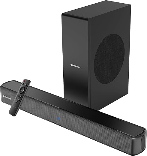 ZEBRONICS Juke BAR 3902 Soundbar with 140 Watts, HDMI (ARC), Optical, USB, AUX, Bluetooth v5.0, Virtual 5.1, Wall Mountable Design