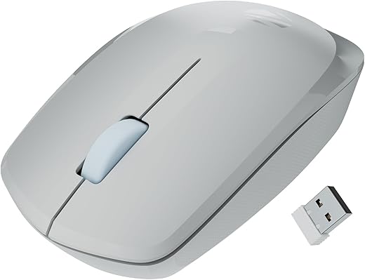 ZEBRONICS Wireless Mouse, 2.4GHz, 3200 DPI, 3 Buttons, Comfortable &amp; Ergonomic, USB Nano Receiver, Power-Saving Mode, Works on Most Surfaces, for Mac | Laptop | Computer (Freego, Grey)