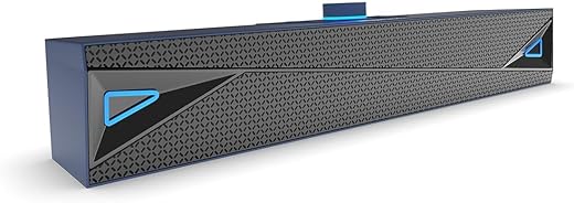 AmazonBasics X20R 20W Bluetooth Soundbar with 2000mAh Battery | 2X Bass | Up to 9hrs of Playback | Bluetooth 5.3, Aux in, USB, Micro TF Card Connectivity (Blue)