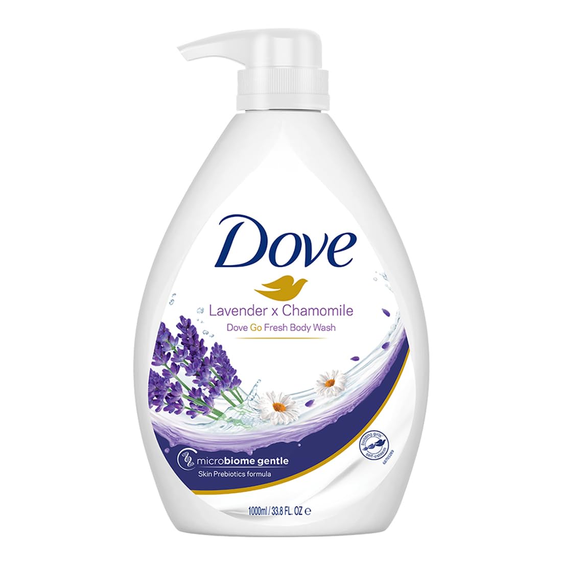 Dove Lavender &amp; Chamomile Go Fresh Body Wash with Relaxing Floral Scent, 1L