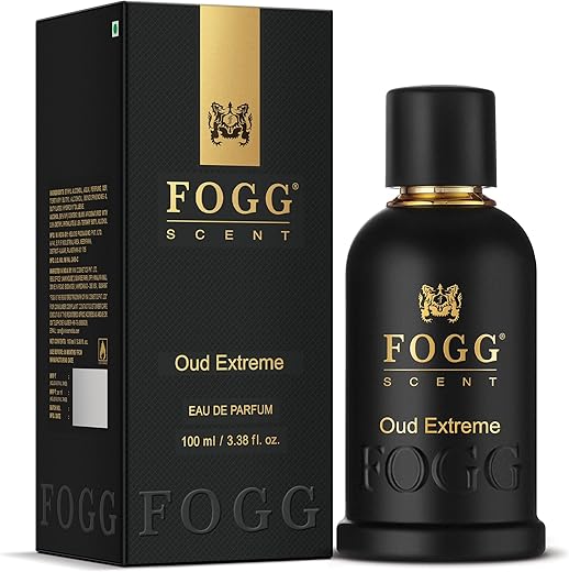 FOGG Men Spray Scent Oud Extreme Perfume, Long-Lasting, Fresh &amp; Powerful Fragrance Spray, Eau De Parfum, 100 Ml