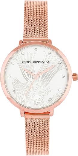 French Connection Analog Women's Watch (Dial Colored Strap)