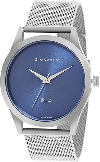 Giordano Analog Watch for Men Stylish Metal Strap| 3 Hands Mechanism with Water Resistant Wrist Watch GZ-50111