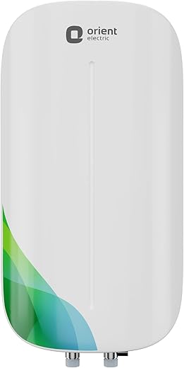 Orient Electric Aura Rapid Pro 5.9 L Instant Geyser for Kitchen &amp; Bathroom| 3000W Powerful Heating Element Instant Water Heater | SS Tank | For Low &amp; Mid Rise Buildings| 5 years warranty by Orient