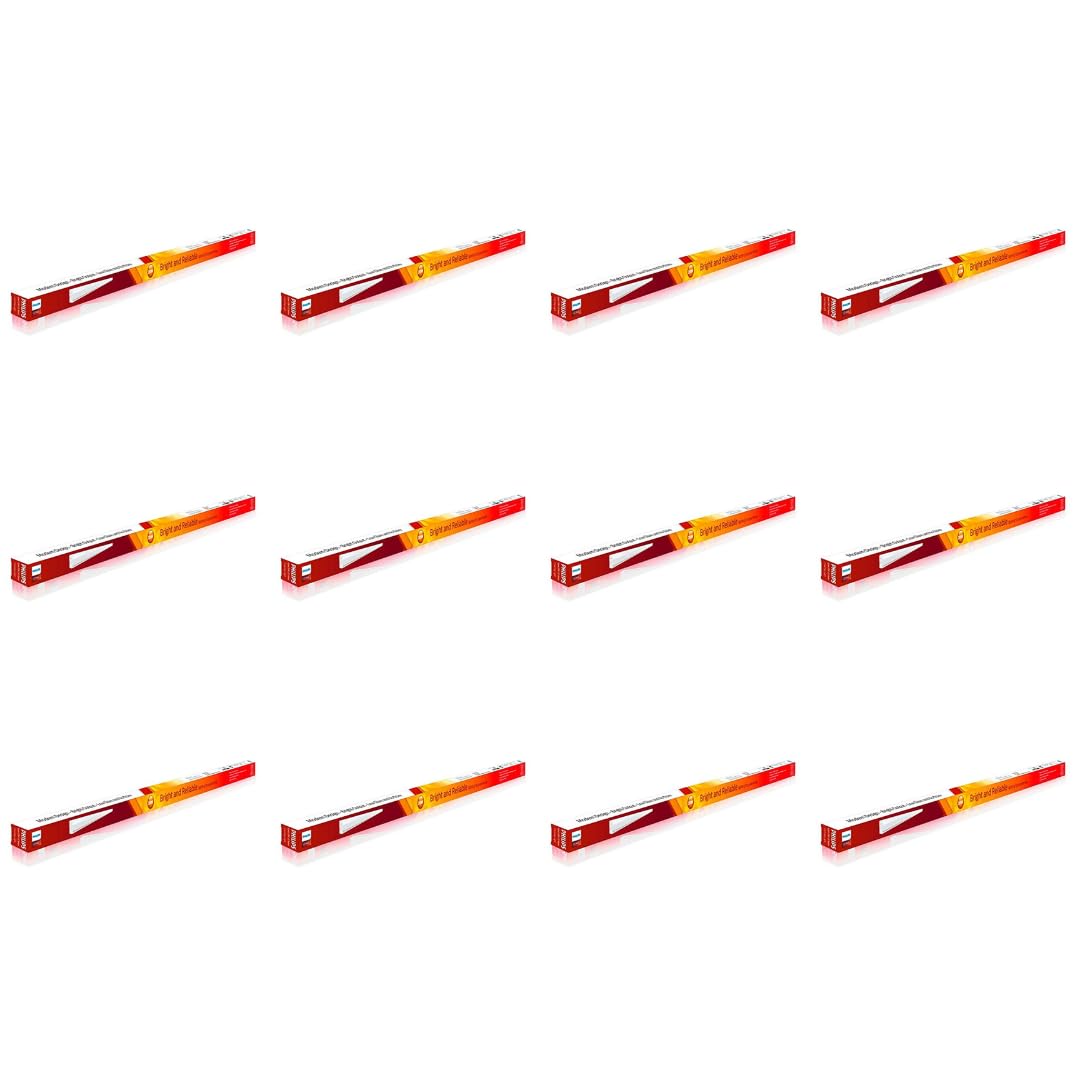 PHILIPS 20-Watt LED Batten/Tubelight | Ujjwal 4-ft LED Batten for Living room &amp; Bedroom | Colour : Cool Day Light, Pack of 12