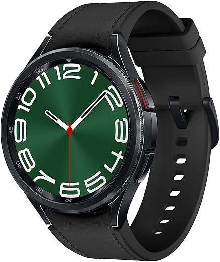 Samsung Galaxy Watch6 Classic (Black, 47mm) | Rotating Bezel | LTE | Monitor BP and ECG | Track Sleep | Track Health | Upto 40hrs Charge with Fast Charging | Galaxy Ecosystem | IP68 Rating