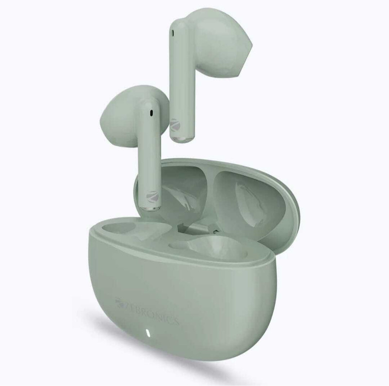 ZEBRONICS Zeb-Jiggle Wireless Bluetooth  (Green, In the Ear)