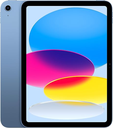 Apple iPad 11″: A16 chip, 27.69 cm (11″) Model, Liquid Retina Display, 128GB, Wi-Fi 6, 12MP Front/12MP Back Camera, Touch ID, All-Day Battery Life — Blue