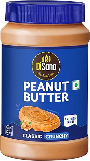 DiSano Peanut Butter, Crunchy, Classic, 25% Protein with Vitamins &amp; Minerals, 924 grams
