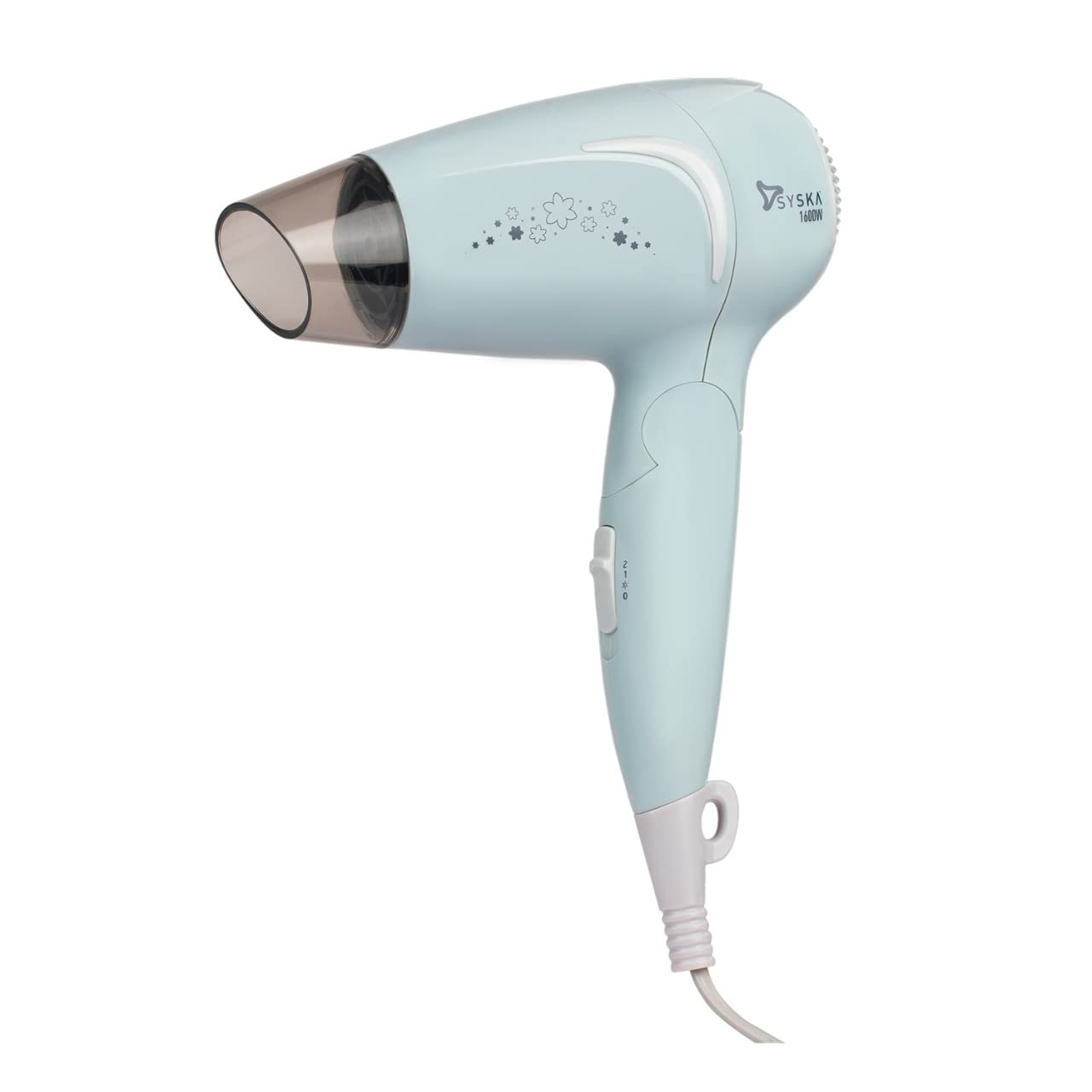 Syska HD1625 1600 Watts Hair Dryer with Heat Balance Technology &amp; Low Noise (Grey)