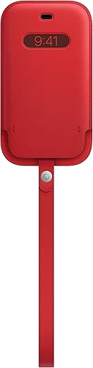 Apple Back Cover for iPhone 12 Mini (Leather | Red)