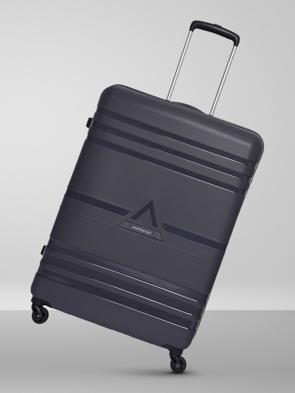 ARISTOCRAT <br>Medium Check-in Suitcase (65 cm) 4 Wheels - Airstop 63 - Hardbody Trolley Bag - Grey