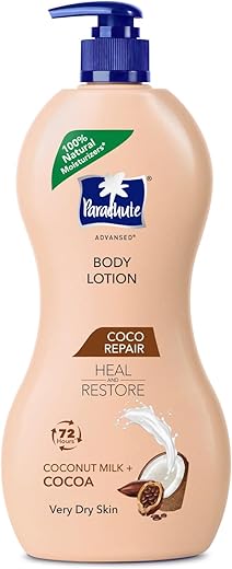 Parachute Advansed Cocoa Repair Body Lotion, Intense Moisture, 600ml
