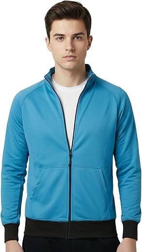 Scott International Jackets for Men | Winter wear | Men's Polyester Full Sleeve Zip with Pocket | Men Jackets | Winter Standard length Jackets