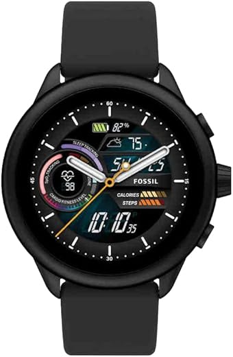 Fossil Gen 6 Display Wellness Edition Black Smartwatch FTW4069