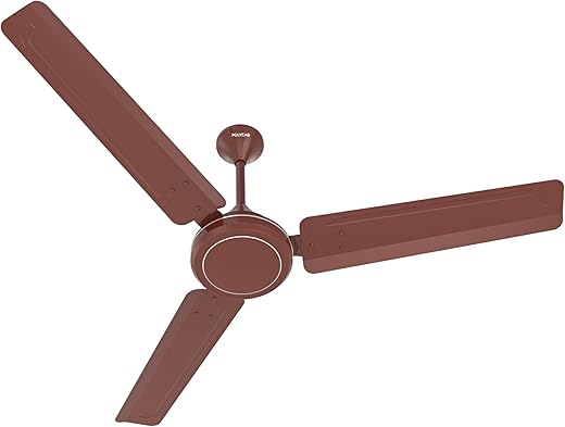 Polycab Charisma Plus 1200 mm High Speed 1 Star Rated Ceiling Fan with Corrosion Resistant G-Tech Blades and 2 years warranty (Luster Brown)