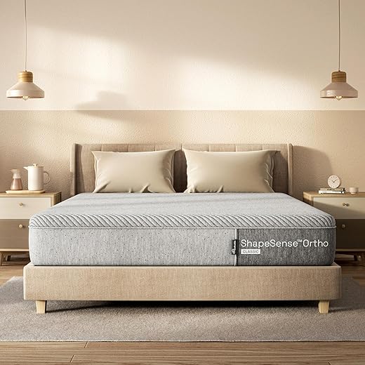 Wakefit ShapeSense Orthopedic Classic Memory Foam Mattress 8-Inch 76x72x8 Inches Space Grey