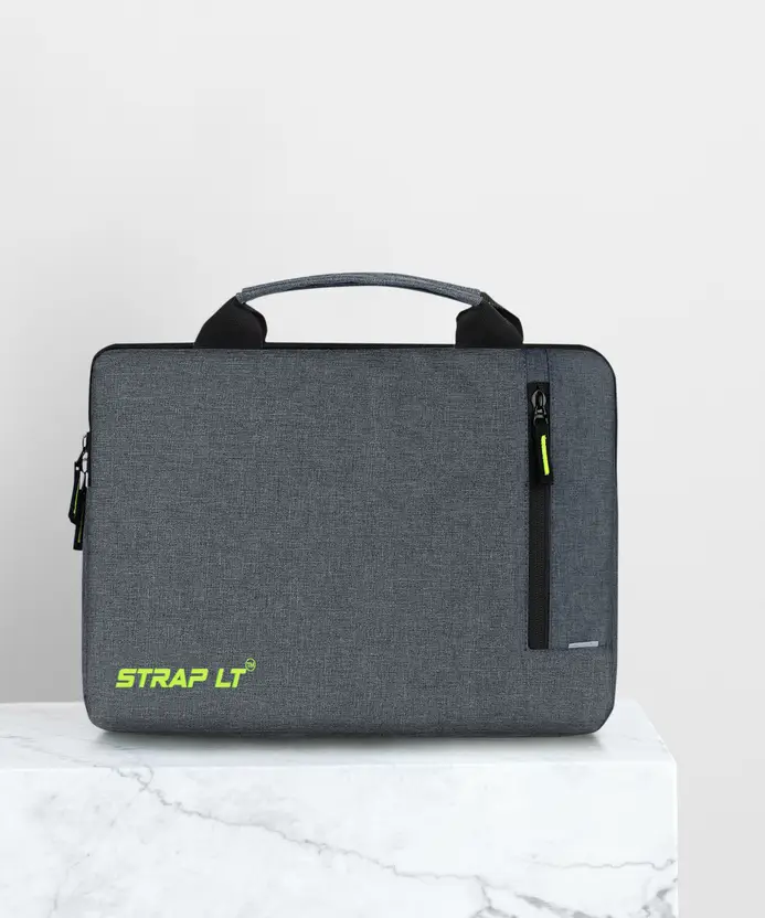 Straplt Laptop Bag Sleeve Case Cover for 15.6-16 Inch Protective Handle, Waterproof Laptop Sleeve/Cover (Grey, 16 inch)