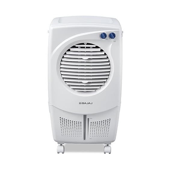 Bajaj PX25 Torque Personal Air Cooler 24L For Home | Cooler For Room | Inverter Compatible | 16Ft Powerful Air Throw | High Speed Fan | 1 Year Warranty【White】