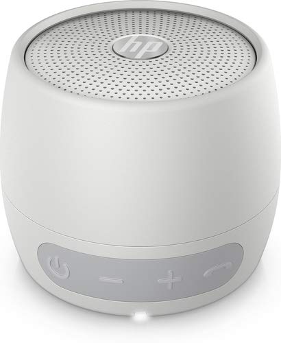HP 360 Mono Portable Silver Bluetooth Speaker with Built-in Microphone Ip54 Dust and Water Resistance (2D801AA)