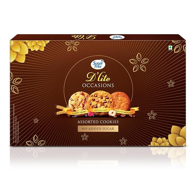 Sugar Free D'Lite Assorted Cookies 225g