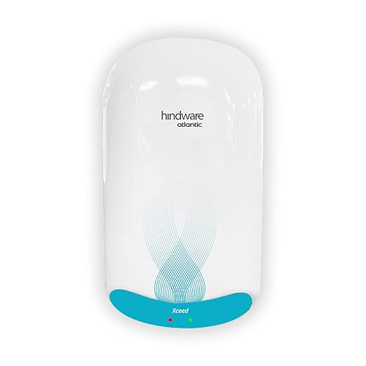 hindware smart appliances Atlantic Xceed 5L 3Kw Instant Water Heater With Copper Heating Element And High Grade Stainless Steel Tank, Wall Mounting
