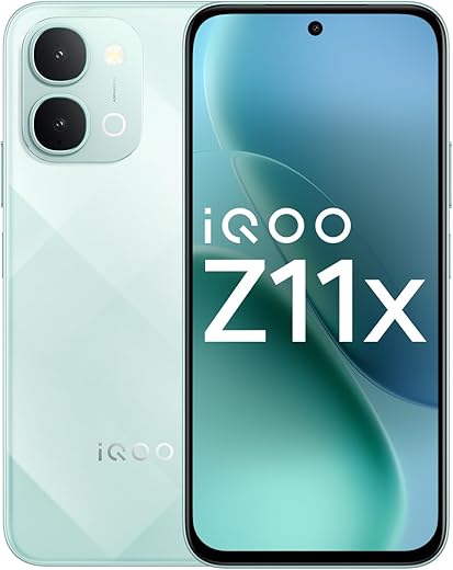 iQOO Z11x 5G (Prismatic Green, 6GB RAM, 128 GB Storage)
