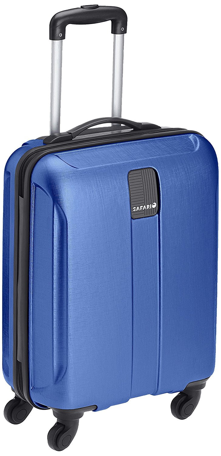 Safari Thorium Polycarbonate 55 cms Blue Hardsided Carry On (Thorium-Stubble-Dazzling-Blue-55-4WH)