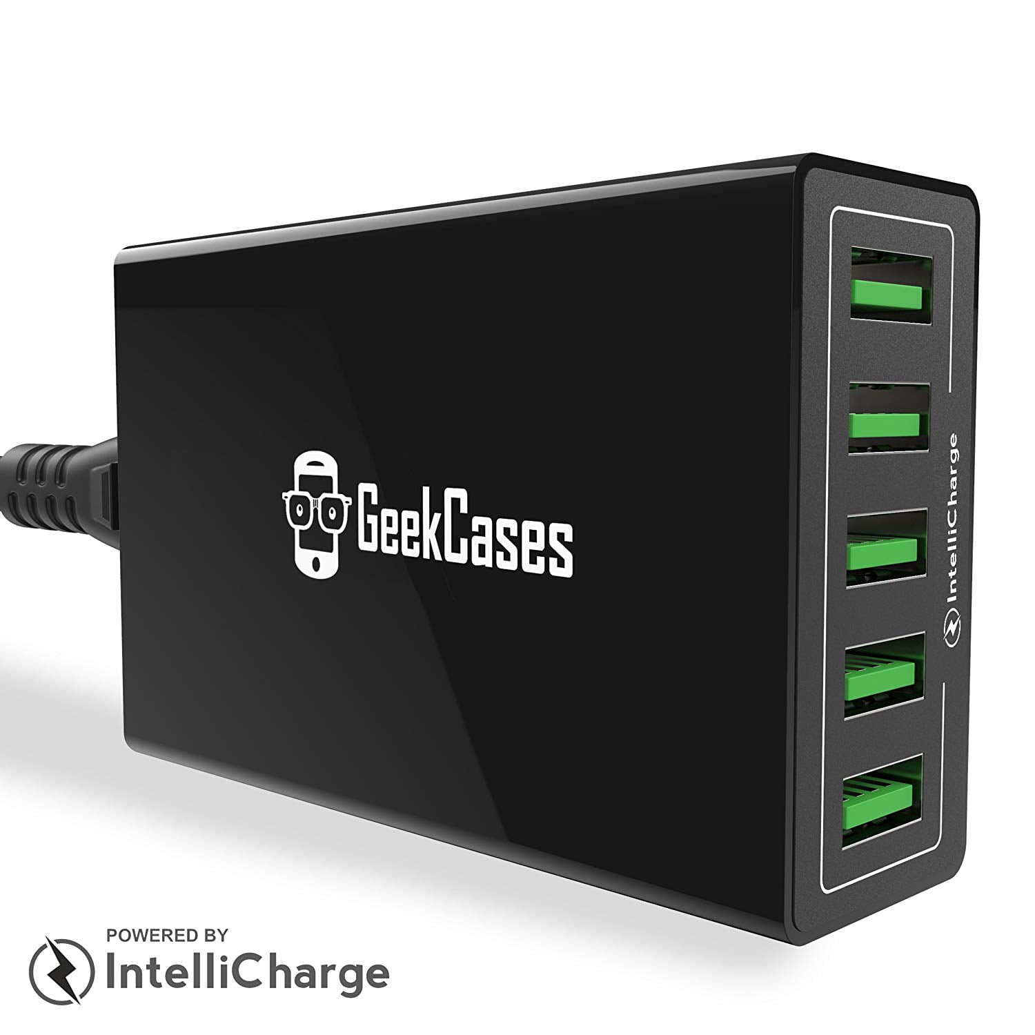 GeekCases Power hub Non-QC GC-IN5U-BLACK 5 Ports 8A/40 Watts Charging Station Rs.899
