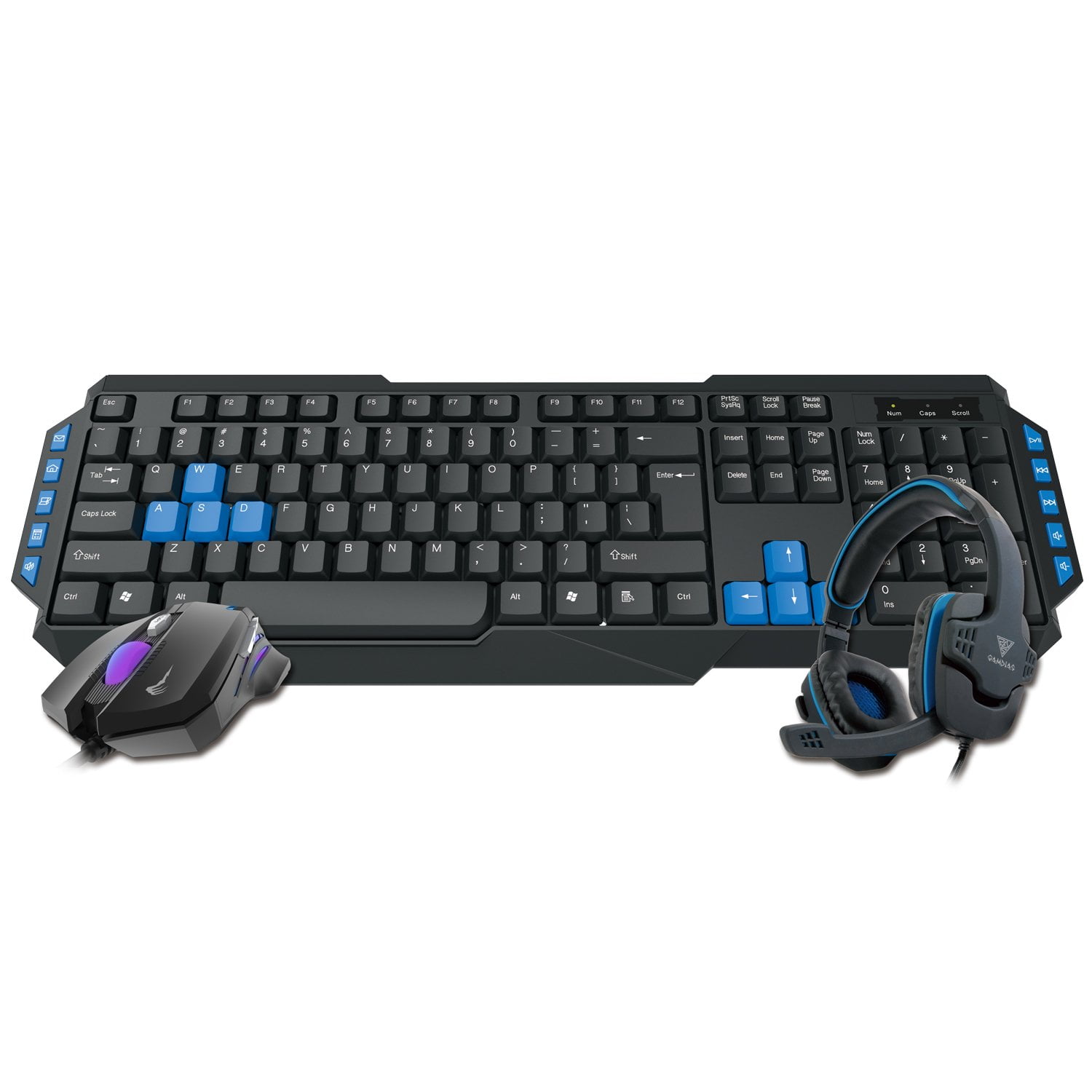 Gamdias Poseidon E1 Gaming Keyboard, Mouse and Headset Combo Rs.1599 – Amazon
